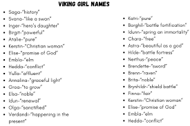 viking names with meanings