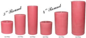 Pillar Candles Triple Scented Pillar Candles By Trinity