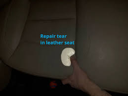 Repair Large Tear In Leather Car Seat