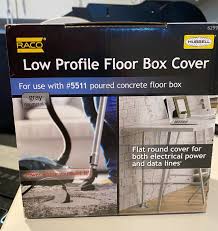raco low profile floor box cover 6299