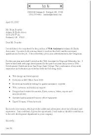 Employment Cover Letters Sample Employment Cover Letters Job