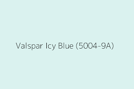 Valspar Icy Blue 5004 9a Color Hex Code