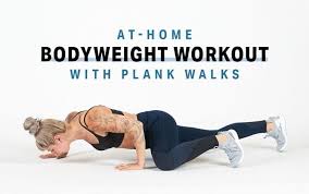 Weight Workout With Plank Walks