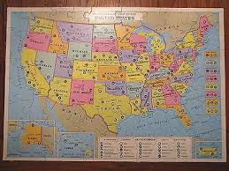 Think you know where all us states are located? Vintage United States World Map Puzzle Milton Bradley Reversible 488712309