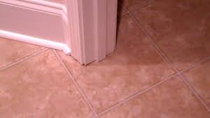 floor gaps around bottoms of doorframes