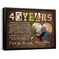 45th anniversary gift 45th wedding