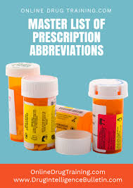 prescription abbreviations
