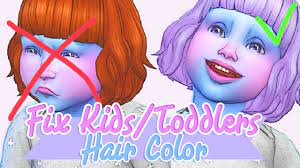 fix toddlers kids hair color you