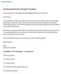 formal job offer template free