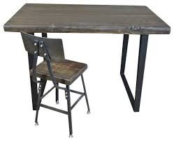 We'll review the issue and make a decision about a partial or a full refund. Reclaimed Wood Computer Desk Steel Legs Industrial Desks And Hutches By Barnxo Houzz