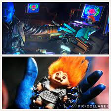 In Guardians of the Galaxy 2, Yondu has the same Troll-Doll on his flight  desk that Star-Lord tricked him with in the first film. : r/MovieDetails