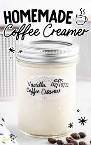 homemade coffee creamer recipe