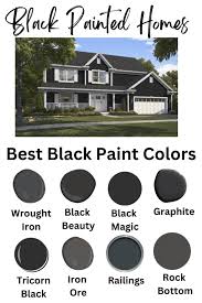 8 Black House Exteriors Black Paint