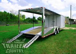 open deck car toy hauler trailer 5 200