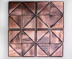 Metal Tiles Set Of 4 Backsplash Kitchen
