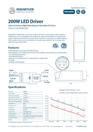 Datasheet For M200l24dc By Magnitude Lighting Converters Manualzz