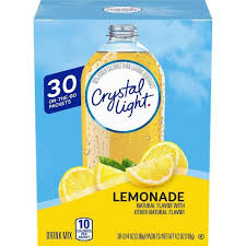 Crystal Light On The Go Lemonade Water Enhancer 30pk 0 11oz Packets Target