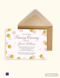 Just choose a template from our professionally designed collection and start making your custom naming ceremony invitations. 37 Naming Ceremony Invitations Psd Ai Free Premium Templates