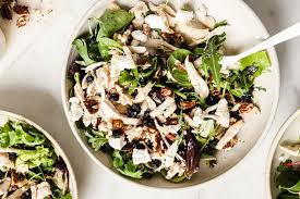 blueberry goat cheese salad with