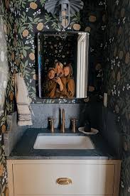 Small Wallpaper Bathroom Utah Ranch