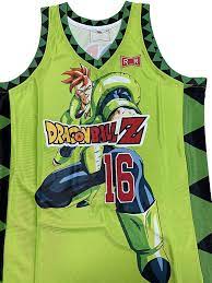 Over people have this in their bags right now. Buy Summers Men S Android 16 Dragon Ball Z Dbz Headgear Classics Basketball Jersey Green Online In Italy B093lh5c9v