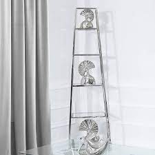 lennox steel and clear glass ladder