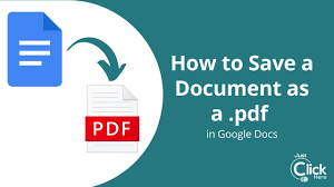 how to create a pdf in google docs
