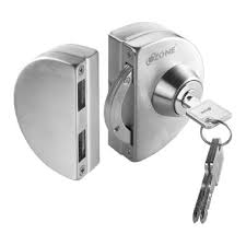 Ozone Glass Door Lock With Strike Box