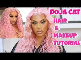 doja cat inspired hair makeup