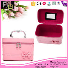 luxury pink cosmetic bags cases makeup