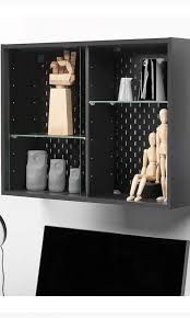 Ikea Uppspel Glass Doors Cabinet