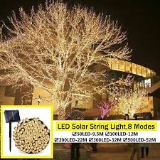 500 led solar string fairy lights