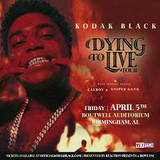Kodak Black Dying To Live Tour Tickets Boutwell