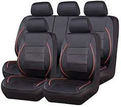 Piping Leather Car Seat Cover