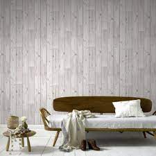 Fresco Grey Neutral Rustic Wood Panel
