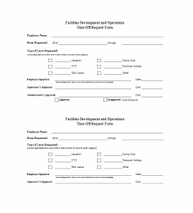 Vacation Time Off Request Form Template Yupar Magdalene