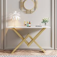 narrow console table accent table