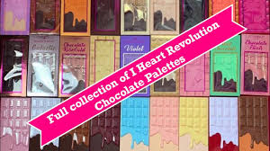 i heart revolution chocolate palettes