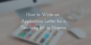 in nigeria for a teaching job