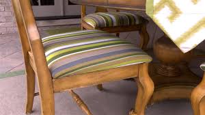 how to upholster a dining room seat