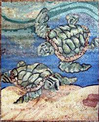 Sea Turtles Mosaic 70cm X 90cm 28 X