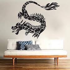 Ti Lung Dragon Wall Decal Asian