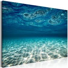 Canvas Wall Art Blue Ocean Sea Depth