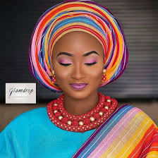 african wedding makeup gele for an