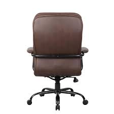 The respawn 400 is a surprisingly robust gaming chair for its roughly $240 price. Boss Office Big And Tall High Back Chair Bomber Brown Leather Heavy Gauge Black Steel Frame 400 Lbs Capacity Pneumatic Lift B991 Bb The Home Depot