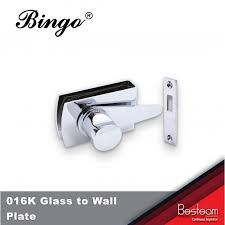 Bingo 016k Glass To Wall Door Lock Plate