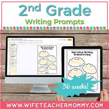 36 weeks of writing prompts for 2nd