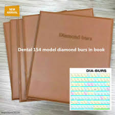 Details About 1pc Dental 154 Models Chart Diamond Burs Sample Book Kit For Dentist