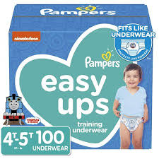 Pampers Easy Ups Training Underwear Boys Size 6 4t 5t 100 Count