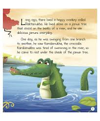 monkey the crocodile story book